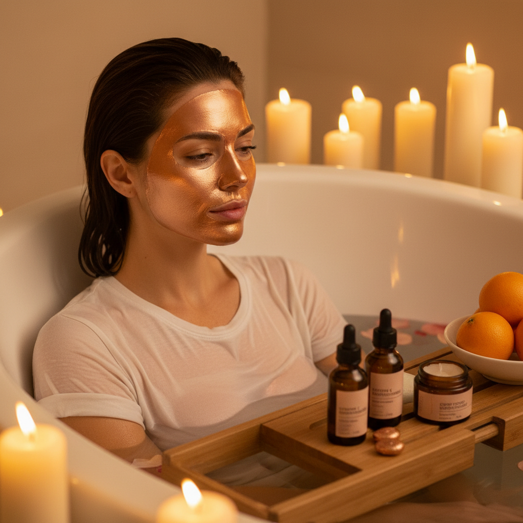 Luminous Copper Brightening Mask – Solar Orbit